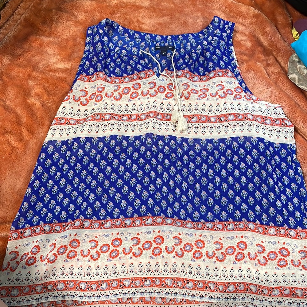 Sheer Patterned Blouse